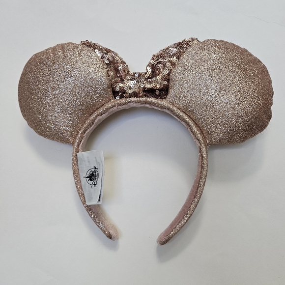 Disney Rose Gold Minnie Mouse Ears Headband - Picture 2 of 7